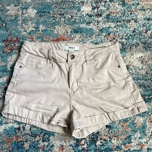 Forever 21 Khaki Shorts High Rise Size 24